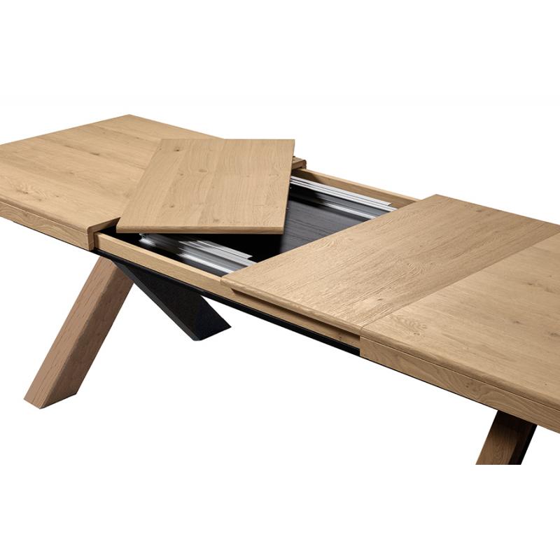 Oakham 1.6M-2.6M Extending Dining Table With X Legs